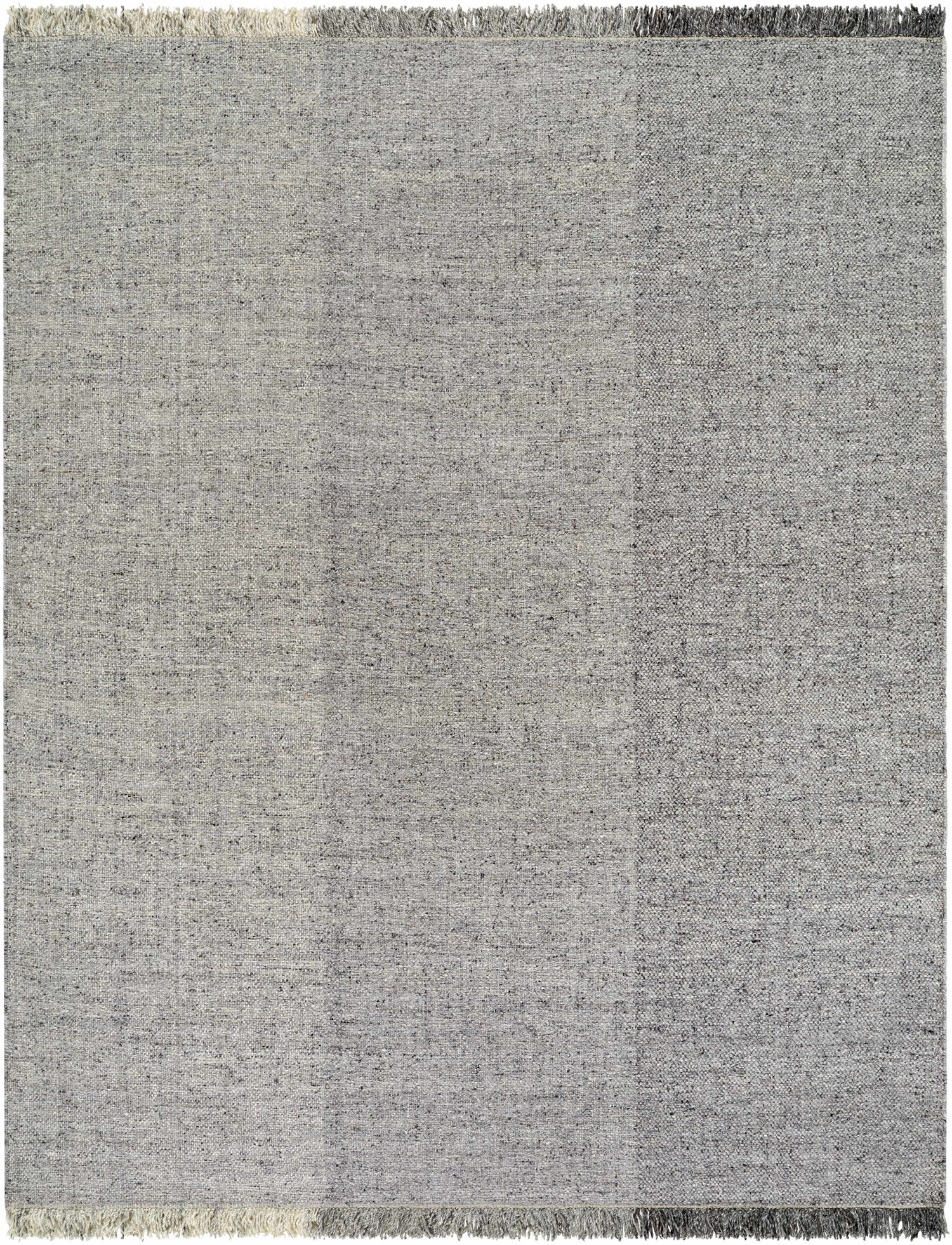 Penha Gray Monochrome Wool Area Rug - Clearance
