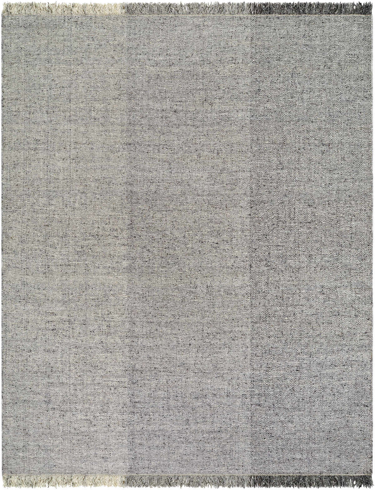 Penha Gray Monochrome Wool Area Rug - Clearance