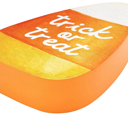 Trick Or Treat Shape Sign - Candy Corn