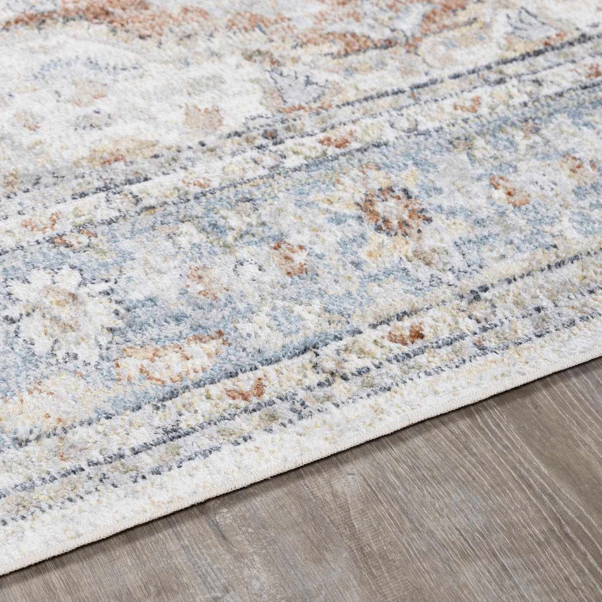 Emke Flat Pile Washable Rug