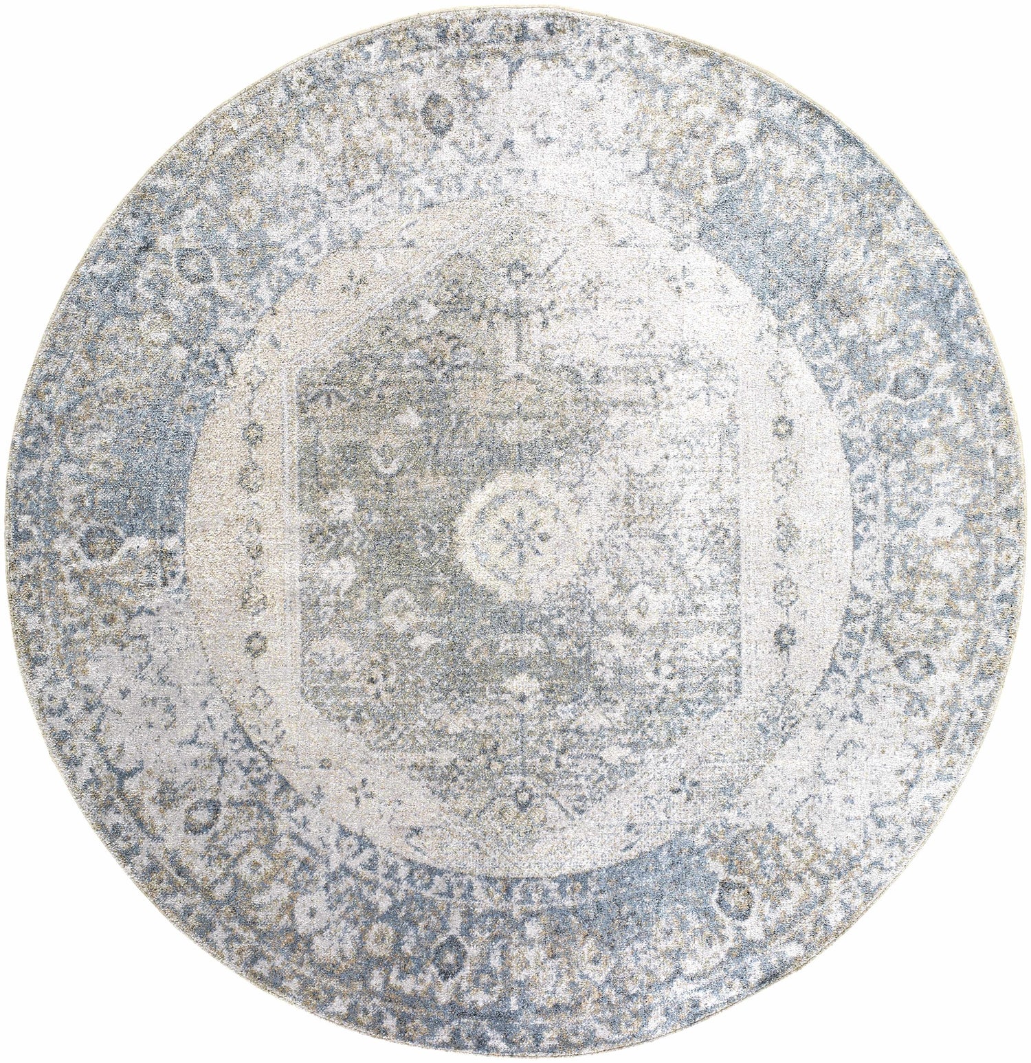 Gael Blue Boutique Washable Rug
