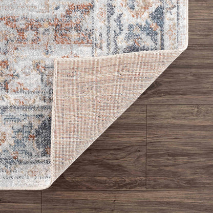 Neta Red &amp; Blue Flat Pile Washable Rug - Clearance