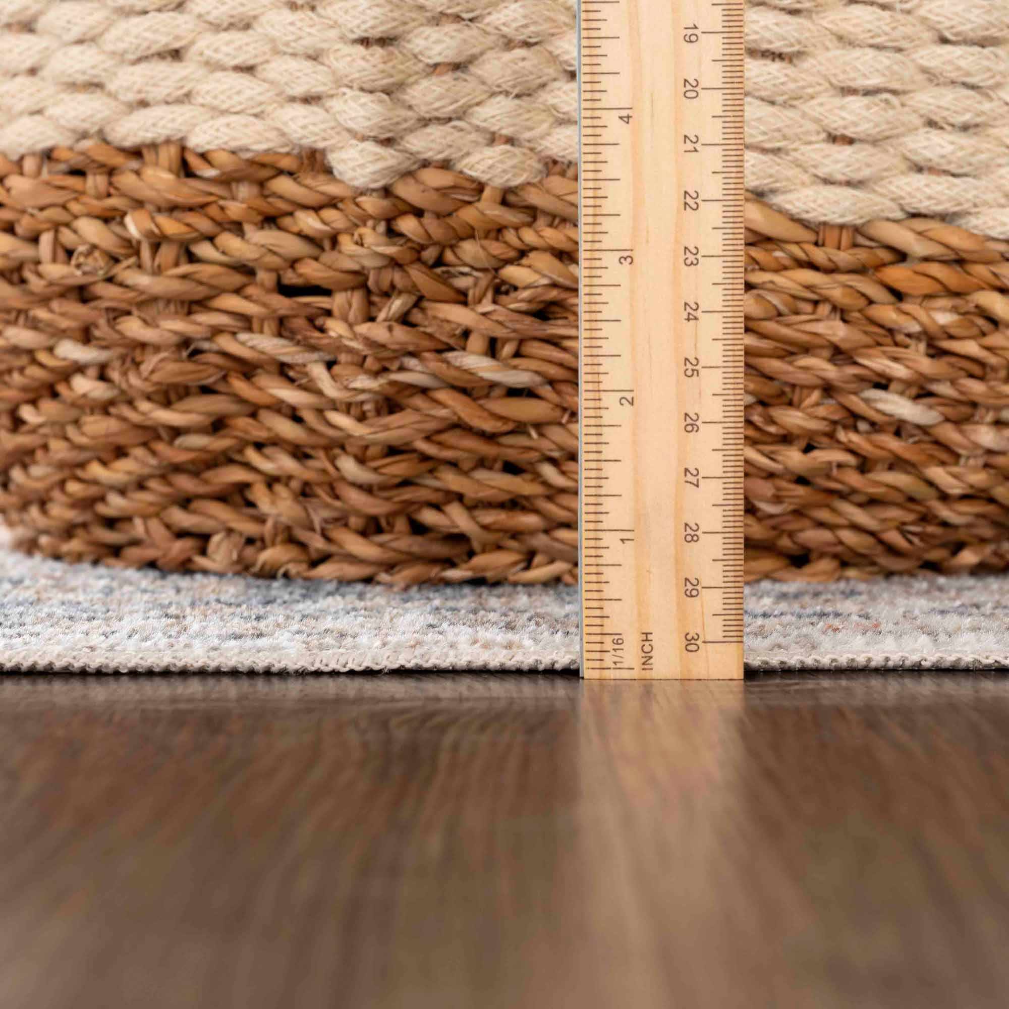 Neta Red &amp; Blue Flat Pile Washable Rug - Clearance
