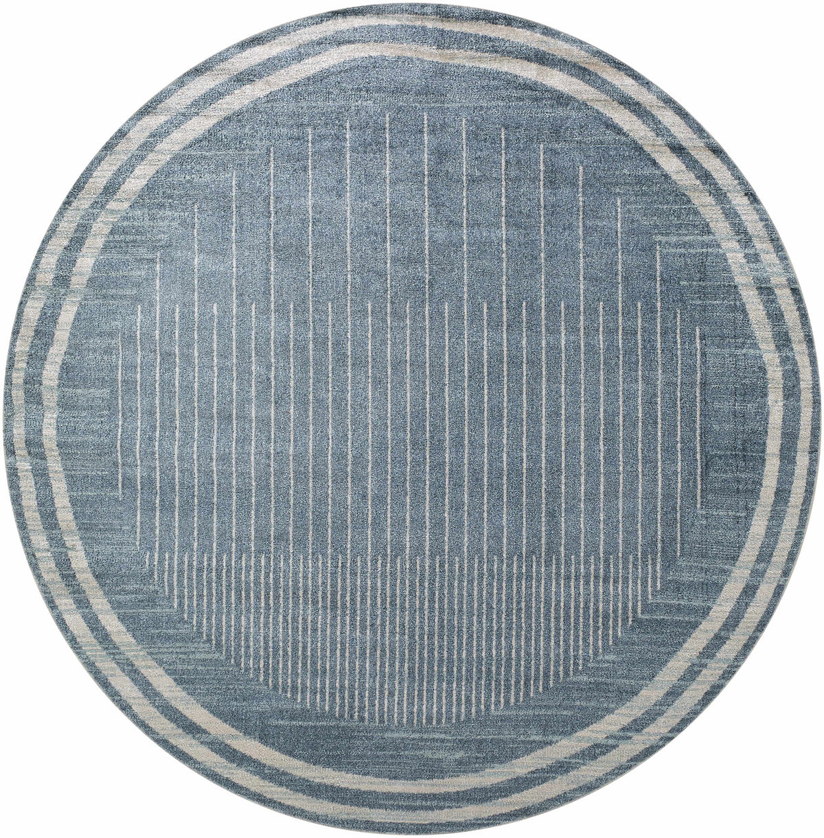 Thad Blue Washable Area Rug - Clearance