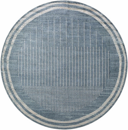 Thad Blue Washable Area Rug - Clearance