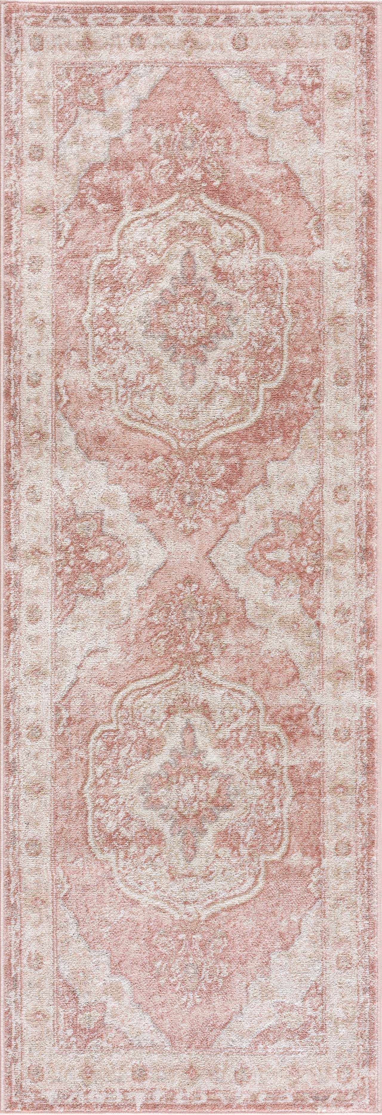 Kandos Blush &amp; Light Pink Area Rug