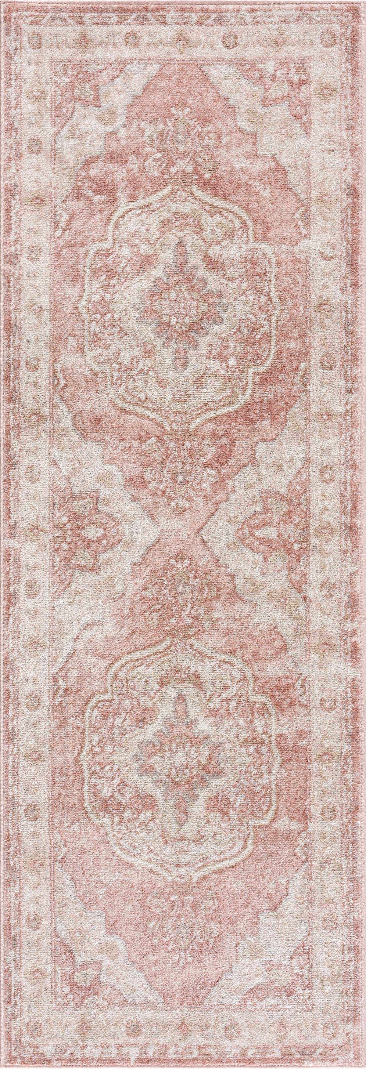 Kandos Blush &amp; Light Pink Area Rug