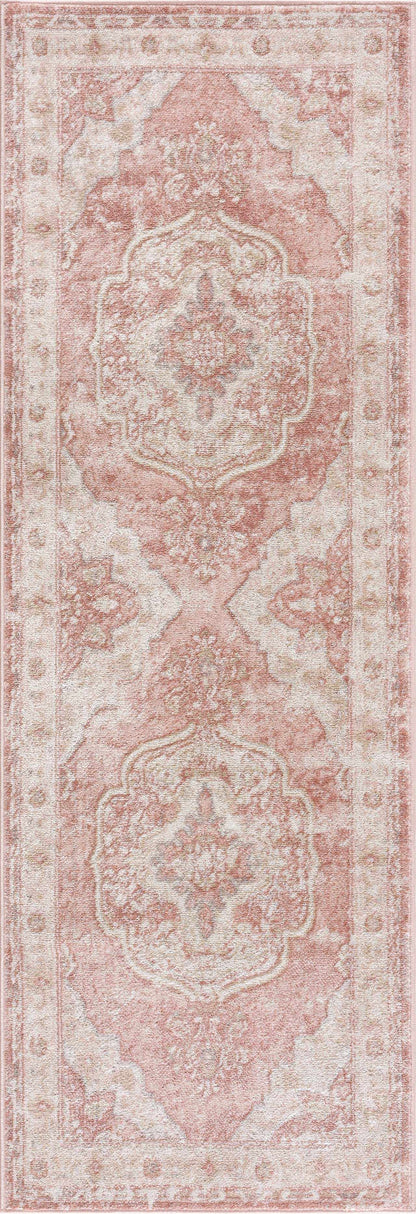 Kandos Blush &amp; Light Pink Area Rug