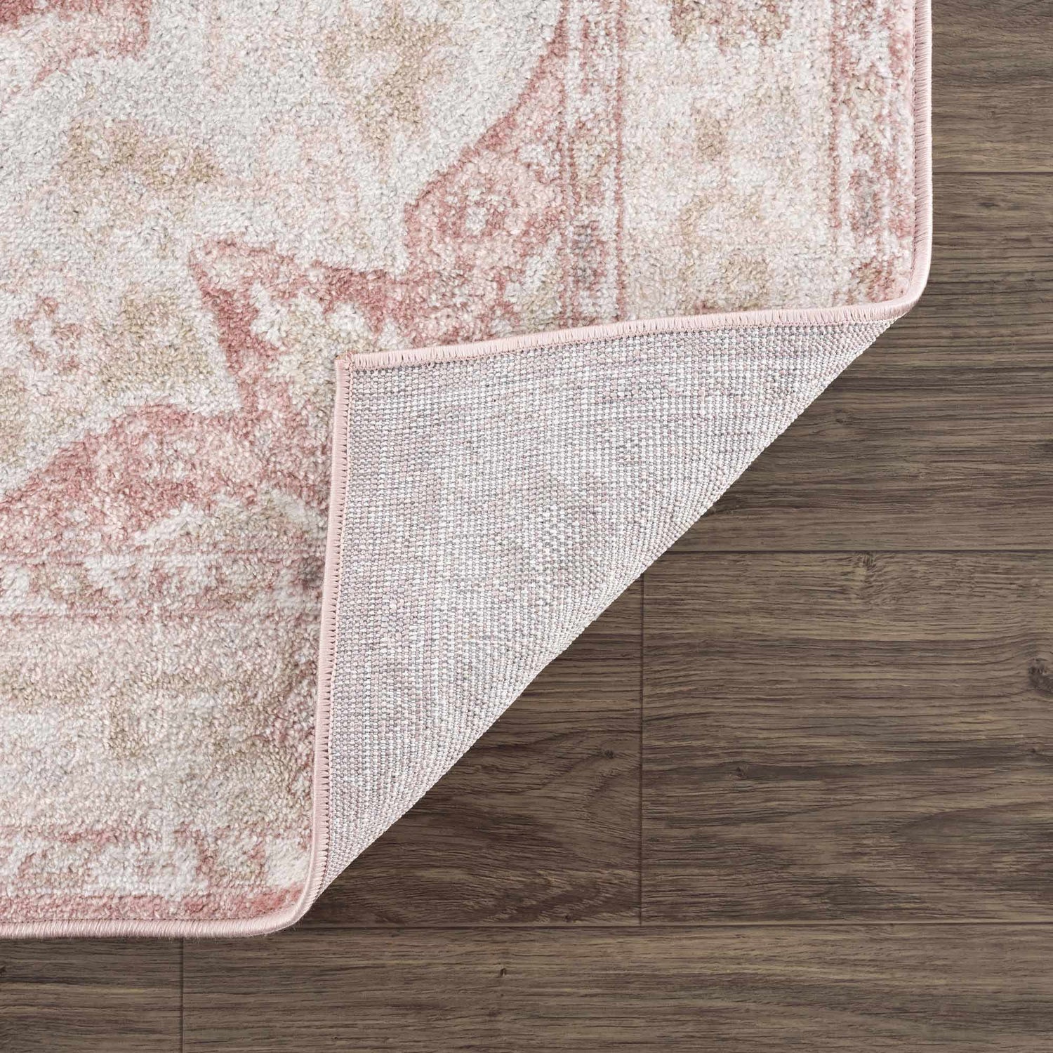 Kandos Blush &amp; Light Pink Area Rug