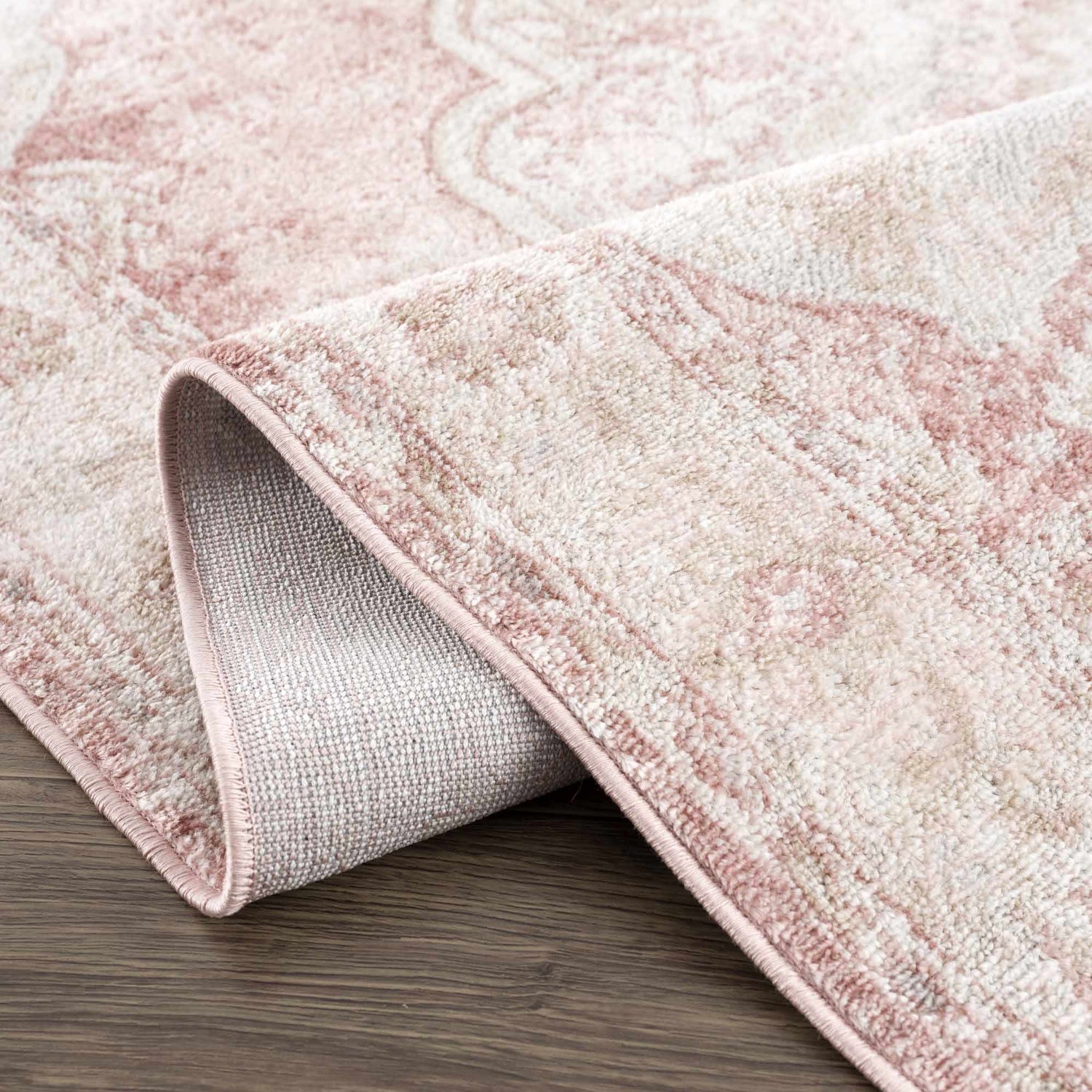 Kandos Blush &amp; Light Pink Area Rug