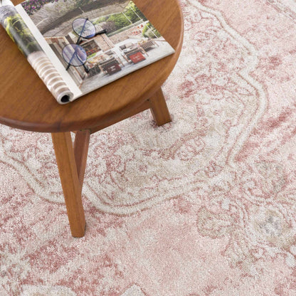 Kandos Blush &amp; Light Pink Area Rug