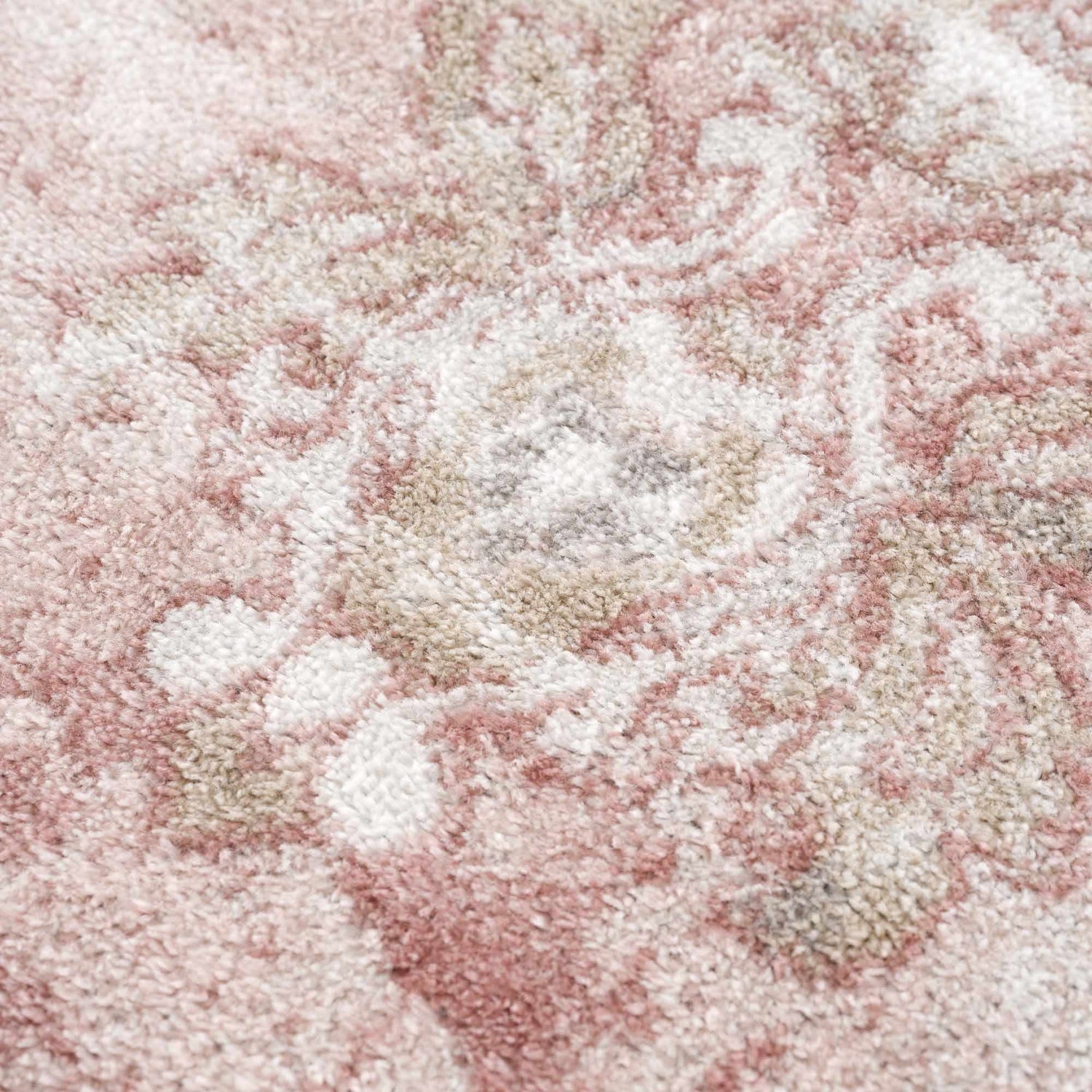Kandos Blush &amp; Light Pink Area Rug