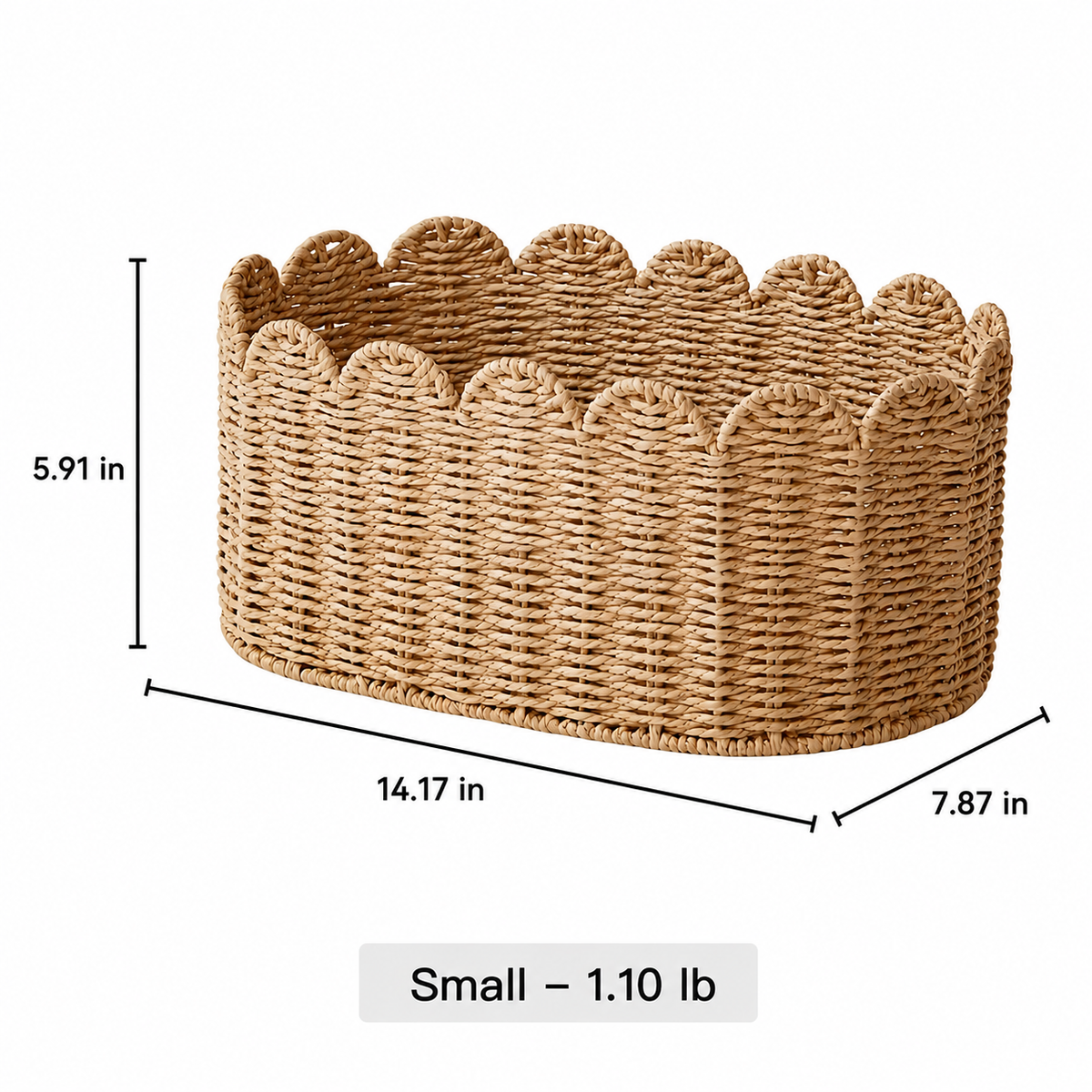 Meadow Scallop Basket