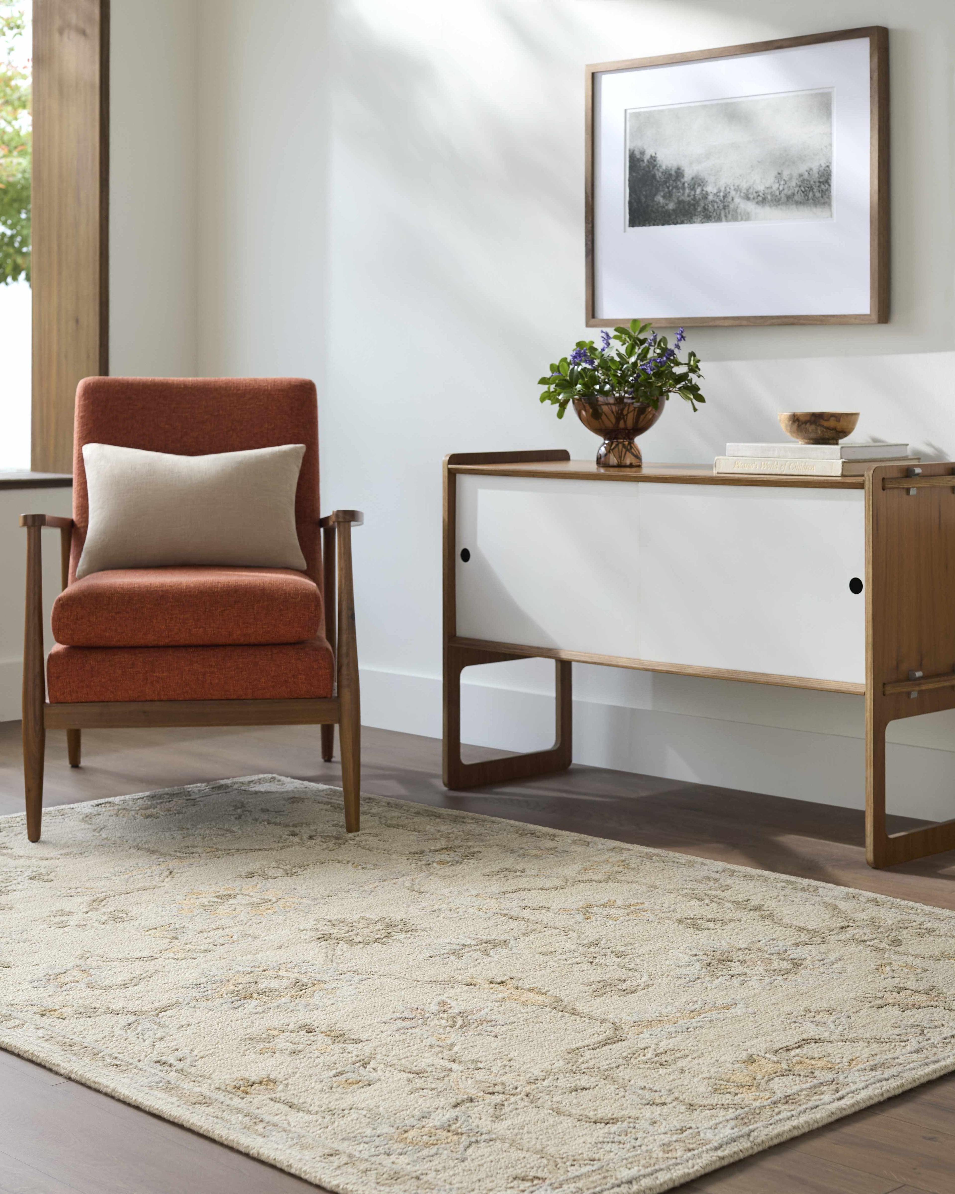 Adelle Tufted Oushak Area Rug