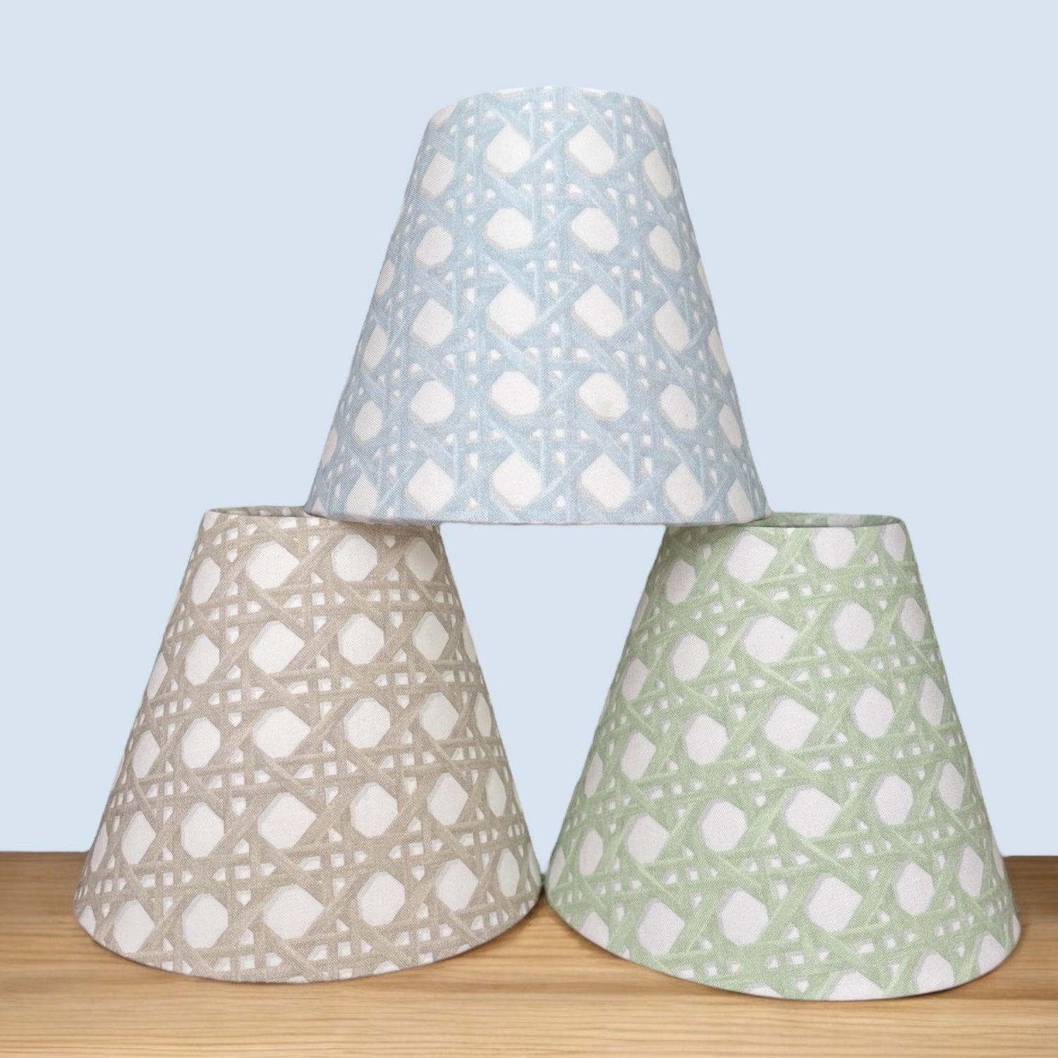 Brown Rattan Sconce Shade in Sally