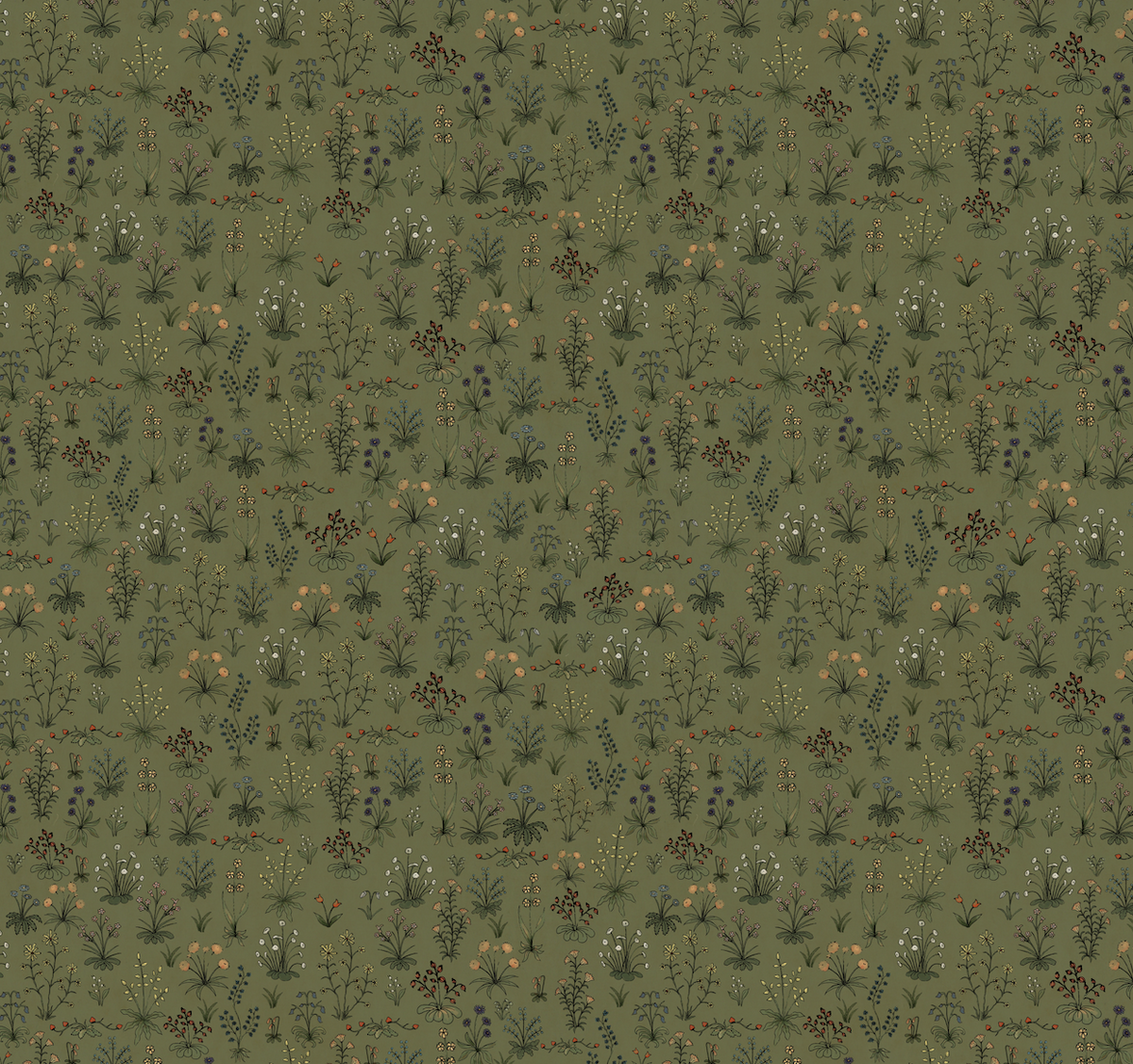 Evelyn Wallpaper by Karin Beatrice Levin