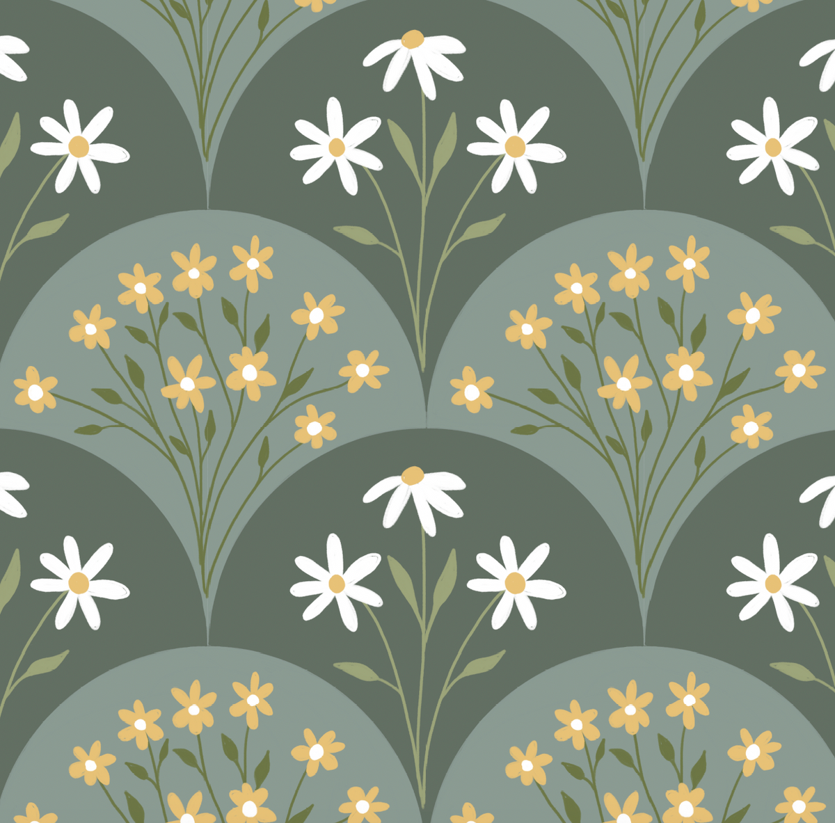 Addie Wallpaper by Megan Lindsey Illustration