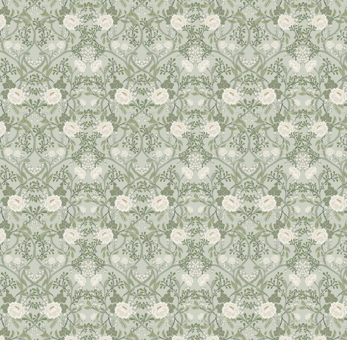 Winslow Wallpaper by Beeky Illustration