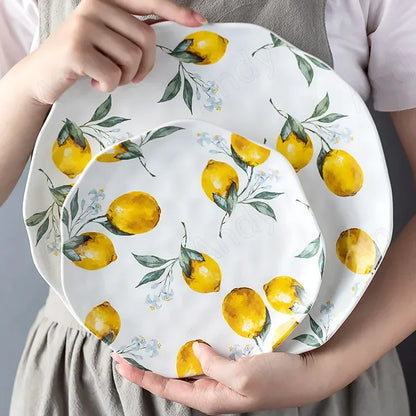 Italian Limoncella Ceramic Plate