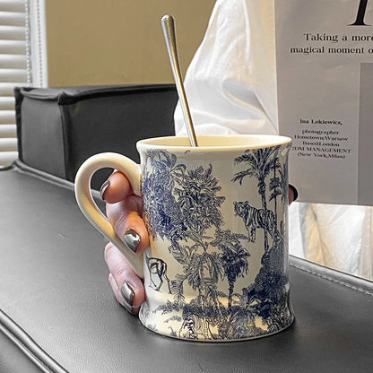 Fernmere Vintage Ceramic Mug