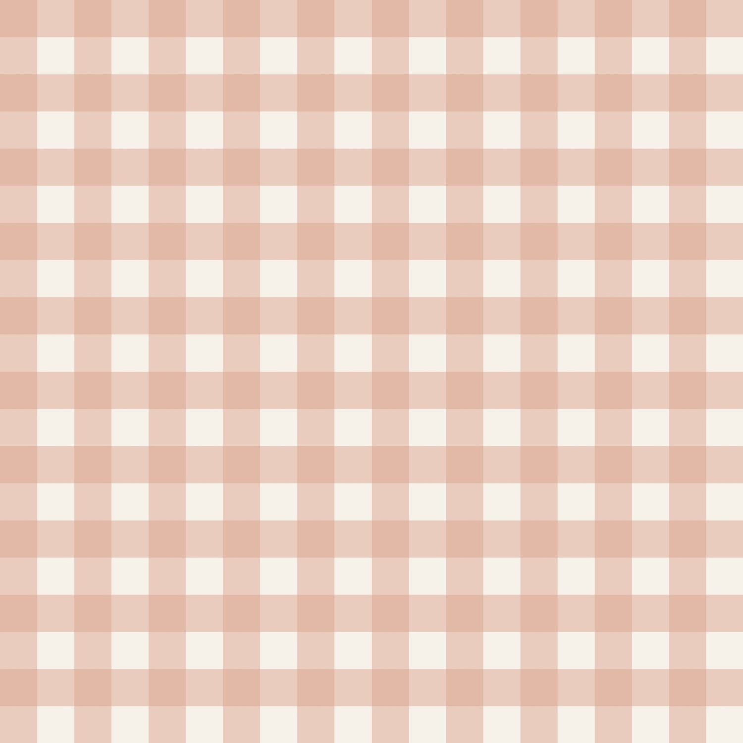Simply Gingham Small (Peach) Wallpaper