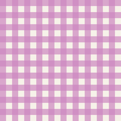 Simply Gingham Small (Purple) Wallpaper