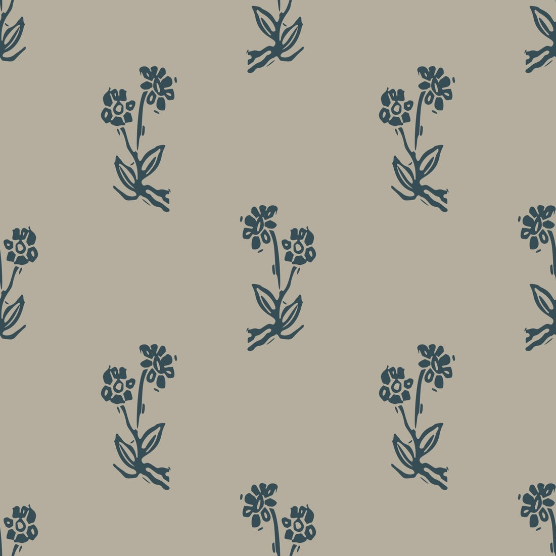 Stamped Flowers