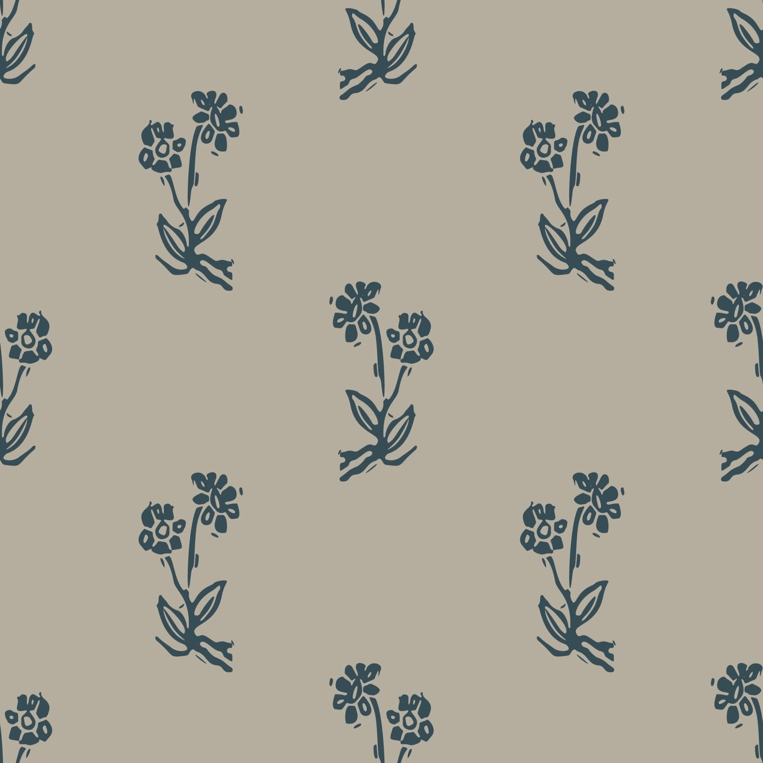 Stamped Flowers