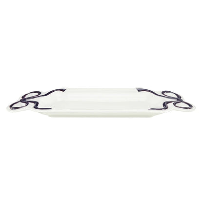Ceramic Bow Platter - Lilac