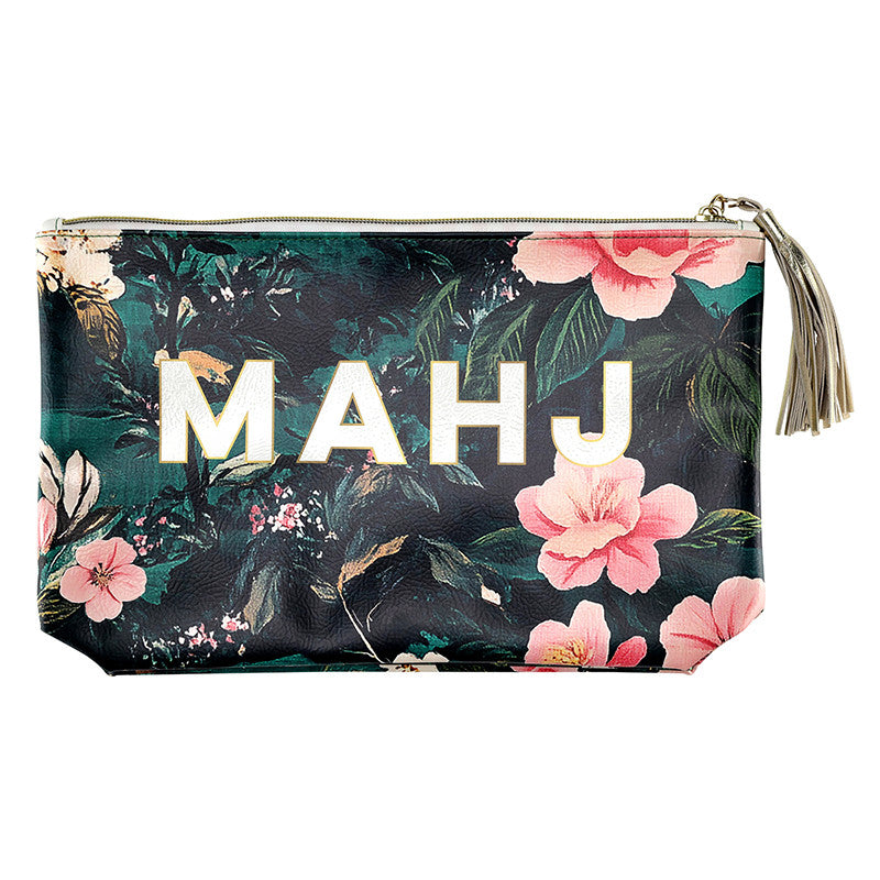 Tile Pouch - Mahj Floral