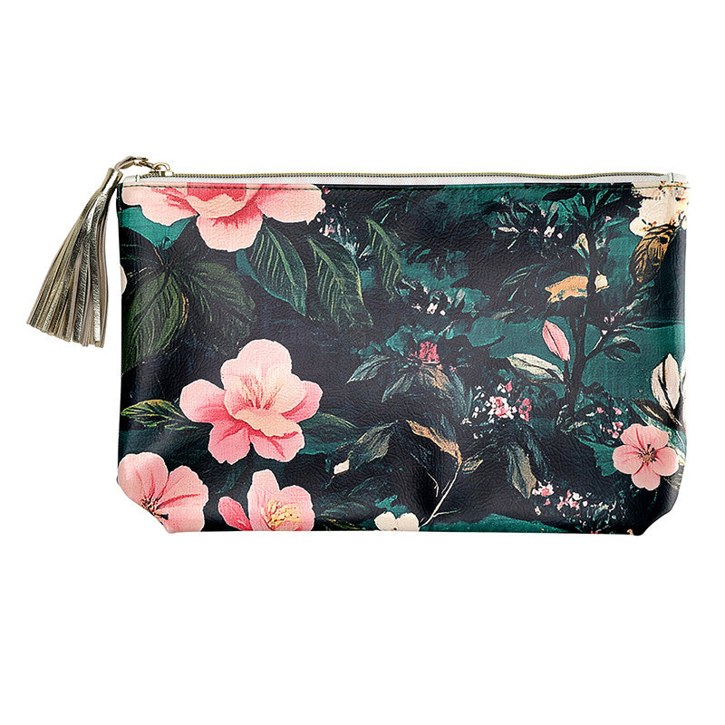 Tile Pouch - Mahj Floral