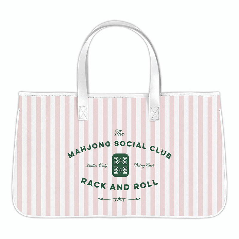 Mahjong Canvas Tote - Mahjong Social Club