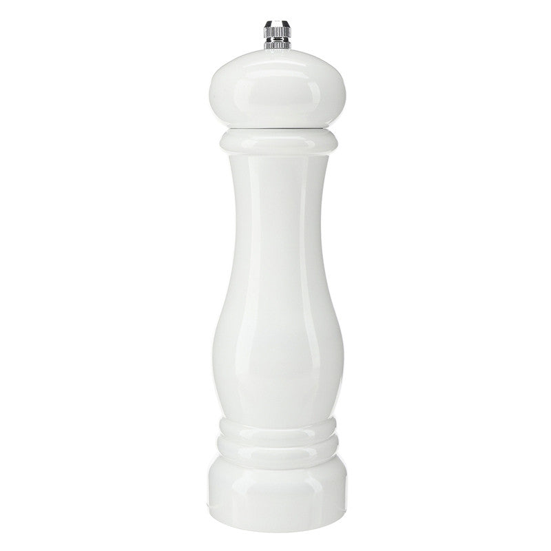 Wood Pepper Mill - White Lacquer