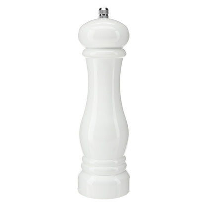 Wood Pepper Mill - White Lacquer