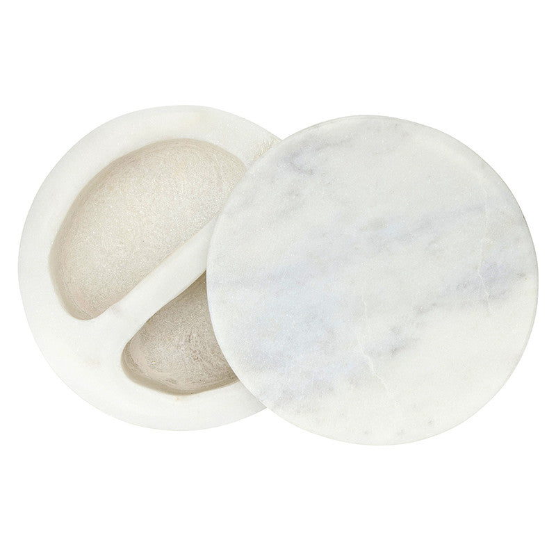 Marble Salt + Pepper Cellar