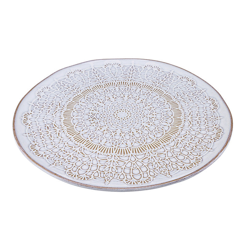 Coastal Stamped Platter - 10" Dia