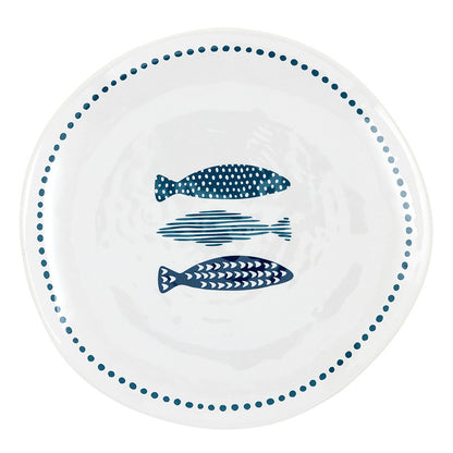 Melamine Appetizer Plate - Fish - 8.75" Dia