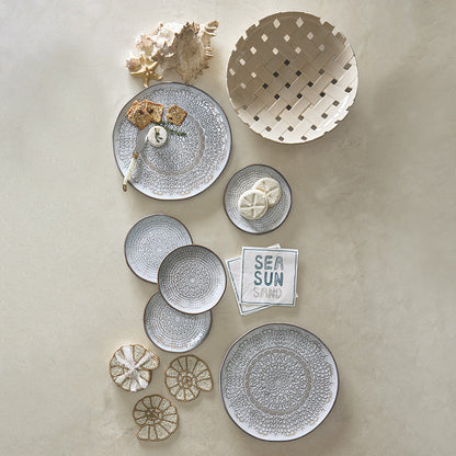 Ceramic Lattice Bowl - Natural