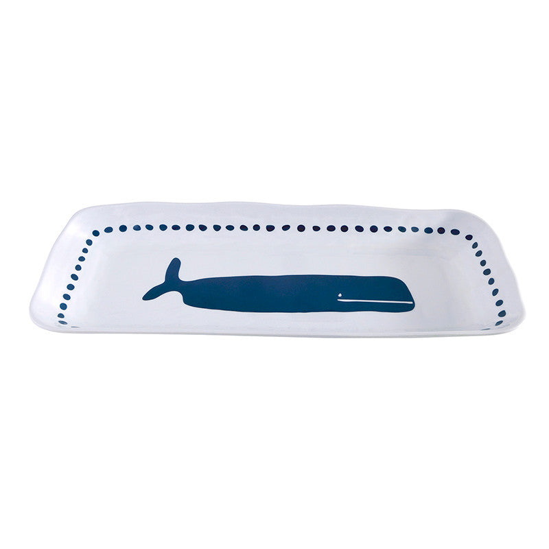 Melamine Serving Platter - Whale - 14" L