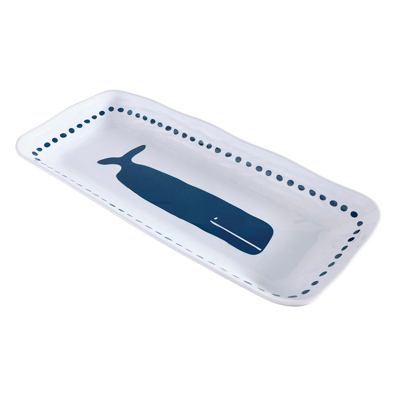 Melamine Serving Platter - Whale - 14" L