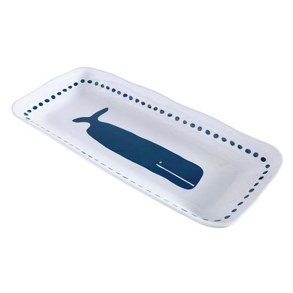 Melamine Serving Platter - Whale - 14" L