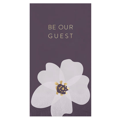 Ceramic Guest Napkin Tray + Napkins - Be Our Guest