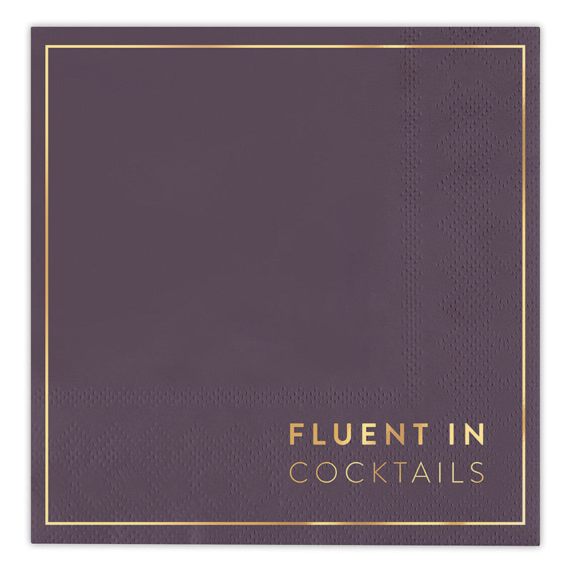 Ceramic Napkin Tray + Napkins - Fluent in Cocktails