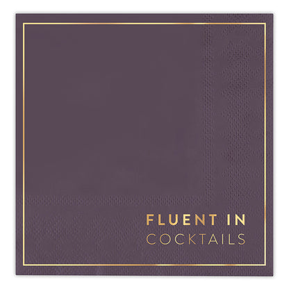 Ceramic Napkin Tray + Napkins - Fluent in Cocktails