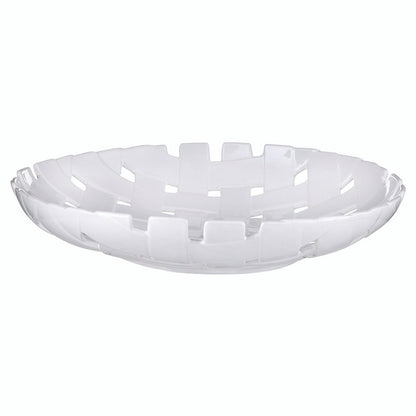 Ceramic Lattice Bowl - White