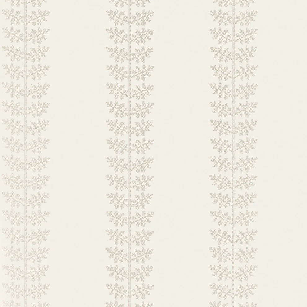 Thibaut Boxwood Amble Wallpaper - Off White