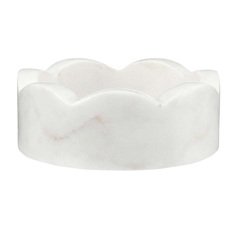 Face to Face Marble Catch-All Tray - Scallop - Small