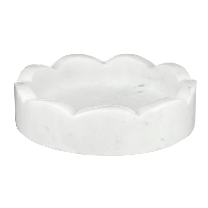 Face to Face Marble Catch-All Tray - Scallop - Medium
