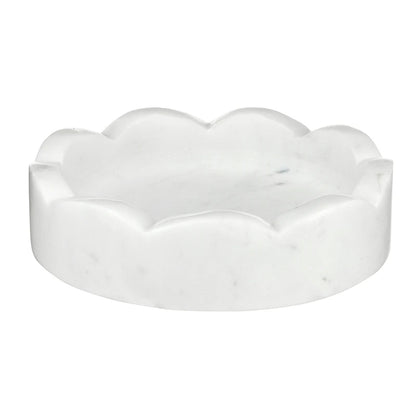 Face to Face Marble Catch-All Tray - Scallop - Medium