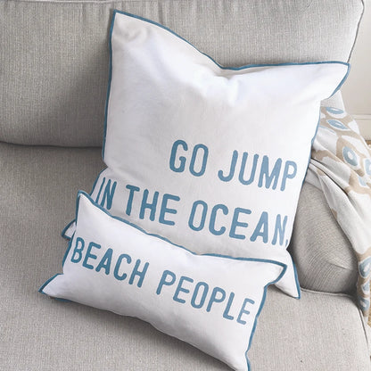 Face to Face Lumbar Pillow - We Are Beach People